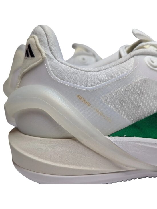 adidas Adizero Cybersonic 2 - Size 9 Mens Tennis Shoes White Green JP7376 NEW